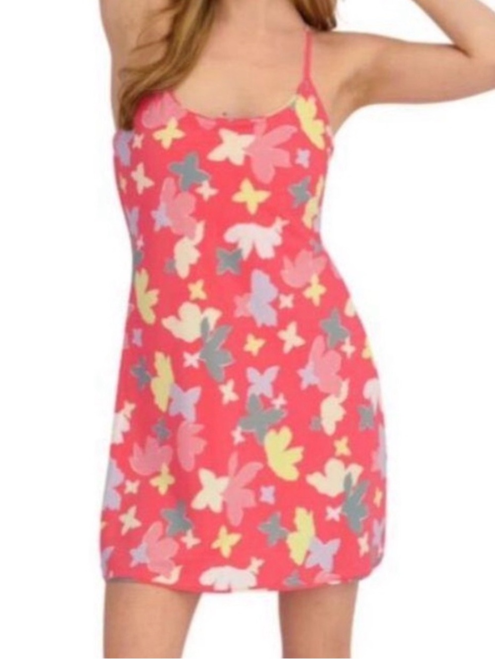 D155 Outdoor Voices Size XS Floral Dress Built In Shorts with Pockets